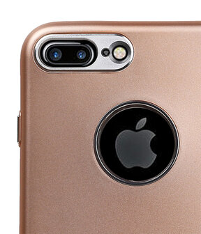 Apple iPhone 7 Plus Design TPU back case hoesje Goud
