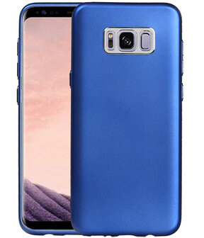Samsung Galaxy S8+ Plus Design TPU back case hoesje Blauw