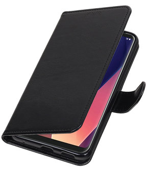 Zwart Portemonnee booktype hoesje LG V30