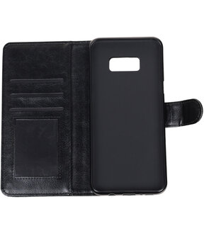 Zwart Portemonnee booktype hoesje Samsung Galaxy Note 8