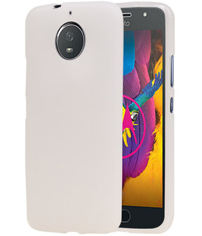 Motorola Moto G5s Design TPU back case hoesje Wit