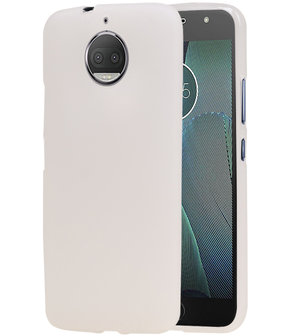 Motorola Moto G5s Plus Design TPU back case hoesje Wit