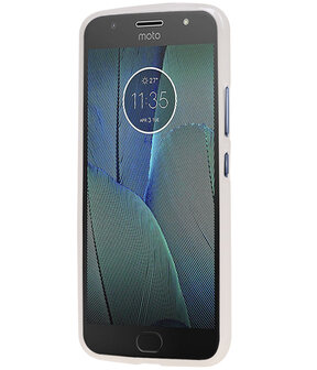 Motorola Moto G5s Plus Design TPU back case hoesje Wit