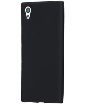 Sony Xperia XZ1 Compact Design TPU back case hoesje Zwart