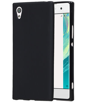 Sony Xperia XZ1 Design TPU back case hoesje Zwart