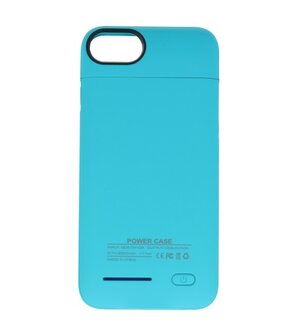 Blauw smart batterij hoesje Apple iPhone 6 / 6s Plus en iPhone 7 Plus