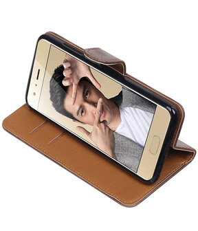 Samsung Galaxy J7 Max Pull-Up booktype hoesje Mocca