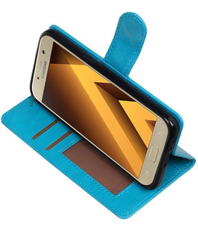 Turquoise Portemonnee booktype hoesje Samsung Galaxy A3 2017 A320