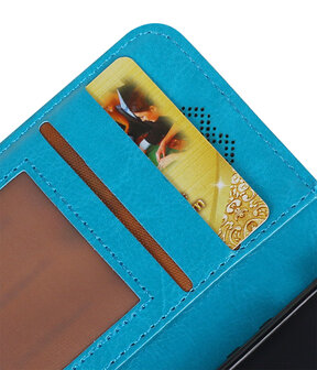 Turquoise Portemonnee booktype hoesje Samsung Galaxy A3 2017 A320