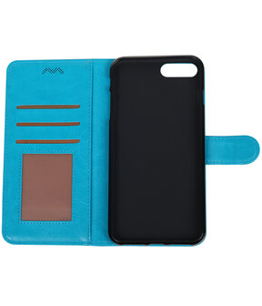 Turquoise Portemonnee booktype hoesje Apple iPhone 7 Plus / 8 Plus