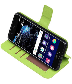 Groen Hoesje voor Apple iPhone X TPU wallet case booktype HM Book