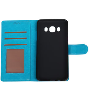 Turquoise Portemonnee booktype Hoesje voor Samsung Galaxy J7 2017 / Pro