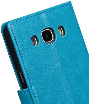 Turquoise Portemonnee booktype Hoesje voor Samsung Galaxy J7 2017 / Pro