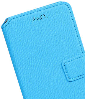 Blauw Samsung Galaxy A3 2017 TPU wallet case booktype hoesje HM Book