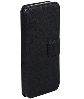 Zwart Samsung Galaxy J5 2017 TPU wallet case booktype hoesje HM Book