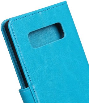 Turquoise Portemonnee booktype hoesje Samsung Galaxy Note 8