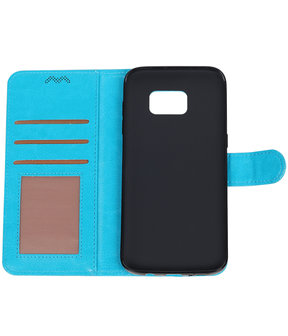 Turquoise Portemonnee booktype hoesje Samsung Galaxy S7 Edge G935F