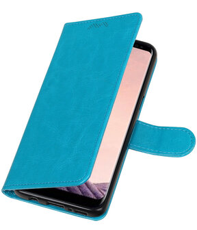 Turquoise Portemonnee booktype hoesje Samsung Galaxy S8+ plus