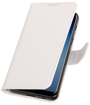 Wit Portemonnee booktype hoesje Samsung Galaxy A5 2018