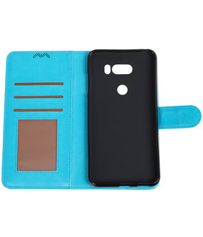 Turquoise Portemonnee booktype Hoesje voor LG V30