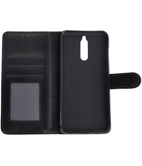 Zwart Portemonnee booktype Hoesje voor Huawei Mate 10 Lite