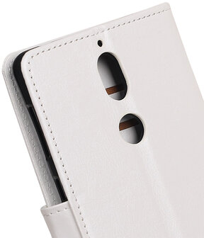 Wit Portemonnee booktype Hoesje voor Nokia 7