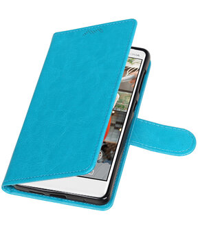 Turquoise Portemonnee booktype Hoesje voor Nokia 7