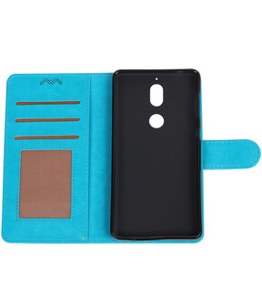 Turquoise Portemonnee booktype Hoesje voor Nokia 7