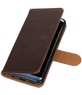 Samsung Galaxy S9 Pull-Up booktype hoesje mocca