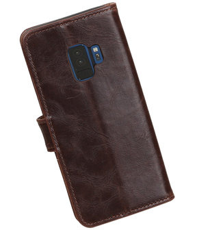 Samsung Galaxy S9 Pull-Up booktype hoesje mocca
