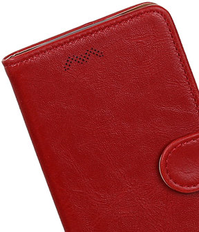 Samsung Galaxy S9 Plus Pull-Up booktype hoesje rood