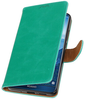 Huawei Mate 10 Pro Pull-Up booktype hoesje groen