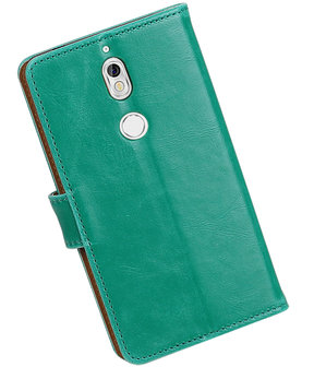 Nokia 7 Pull-Up booktype hoesje groen