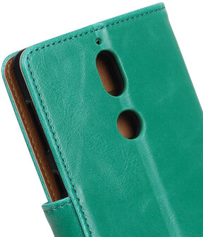 Nokia 7 Pull-Up booktype hoesje groen