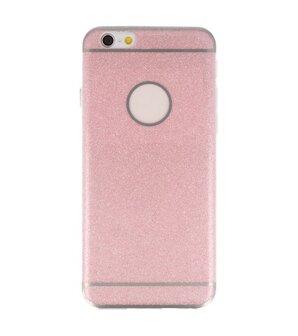 Apple iPhone 6 / 6s Bling TPU back case hoesje Roze