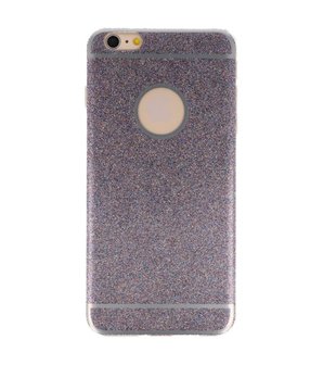 Apple iPhone 6 / 6s Plus Bling TPU back case hoesje Paars