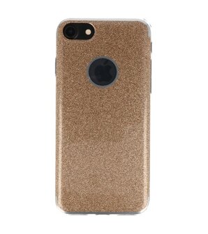 Apple iPhone 7 / 8 Bling TPU back case hoesje Goud