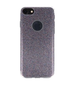 Apple iPhone 7 / 8 Bling TPU back case hoesje Paars