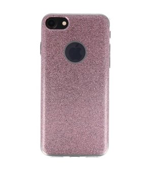 Apple iPhone 7 / 8 Bling TPU back case hoesje Roze