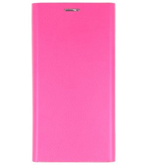 Roze Folio flipbook hoesje Apple iPhone X