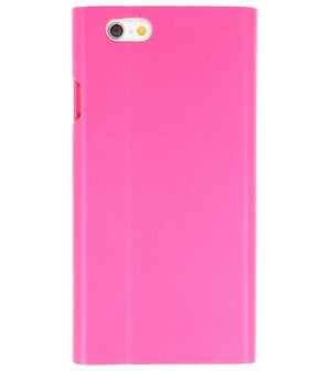 Roze Folio flipbook hoesje Apple iPhone 6 / 6s