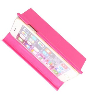 Roze Folio flipbook hoesje Apple iPhone 6 Plus / 6s Plus