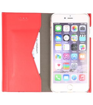 Rood Folio flipbook hoesje Apple iPhone 7 Plus / 8 Plus