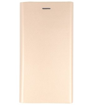 Goud Folio flipbook hoesje Apple iPhone 7 Plus / 8 Plus