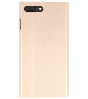 Goud Folio flipbook hoesje Apple iPhone 7 Plus / 8 Plus