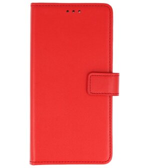 Rood booktype wallet case Hoesje voor Nokia 2