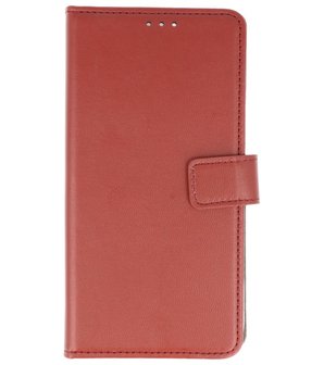 Bruin booktype wallet case Hoesje voor Sony Xperia XA2 Ultra