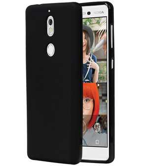 Zwart Design TPU back case cover Hoesje voor Nokia 7