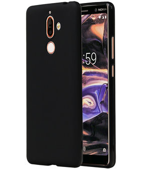 Zwart Design TPU back case cover Hoesje voor Nokia 7 Plus