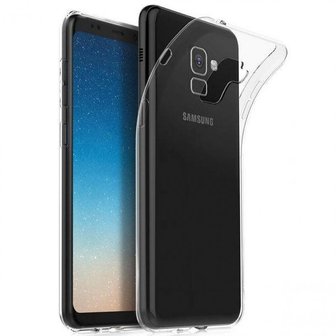 Transparant TPU back case cover Hoesje voor Samsung Galaxy A8 Plus 2018